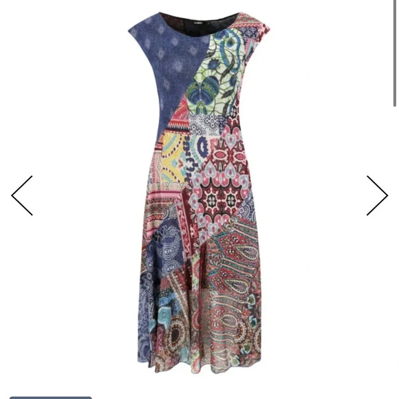 Desigual Rasha Mesh Dress, size XL - Picture 1 of 5